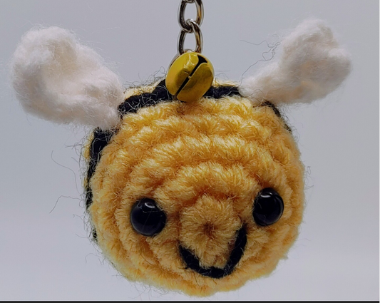 Bee Keychain with Bell
